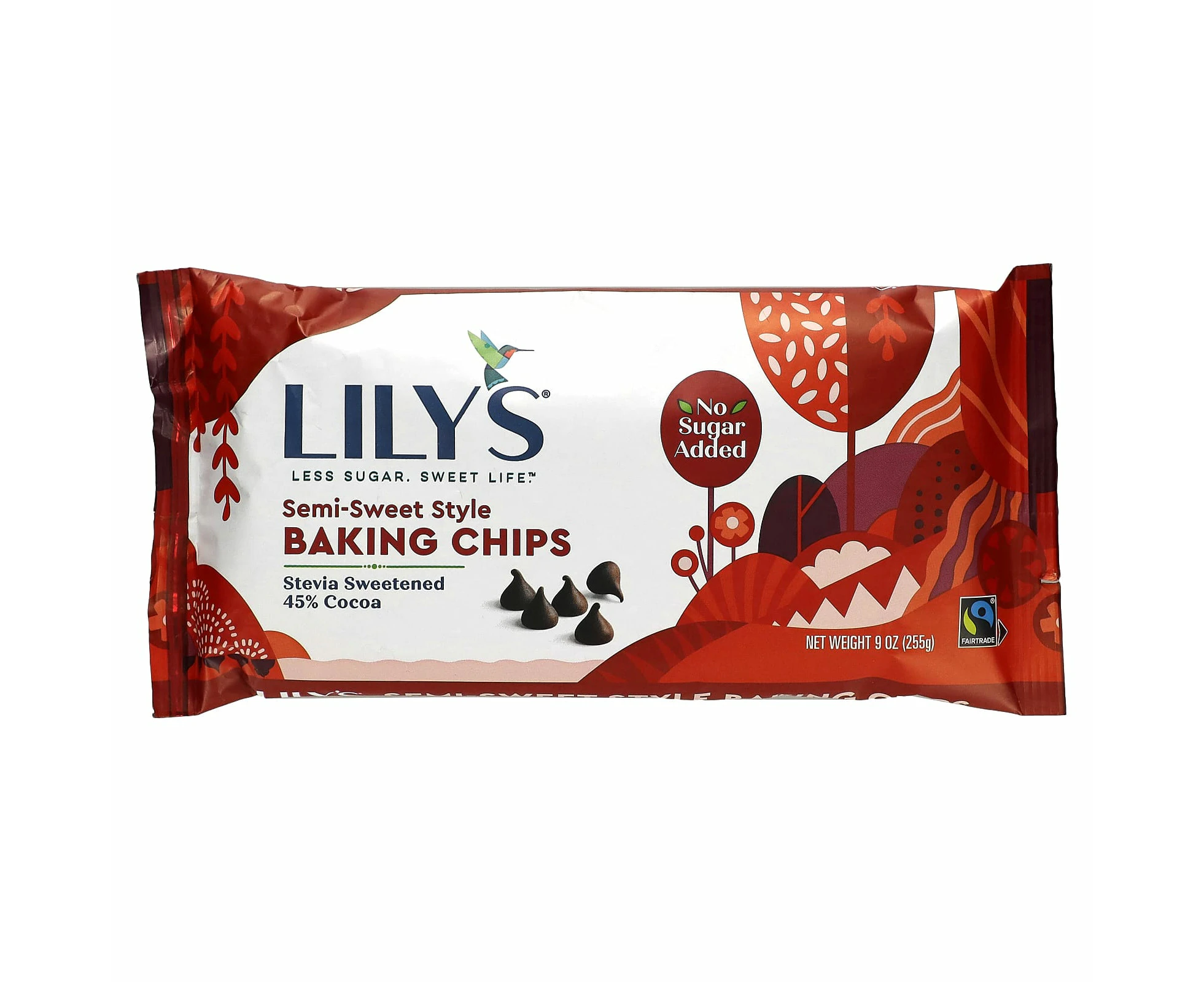 Lily's Sweets, Baking Chips, Semi-Sweet Style, 9 oz (255 g)