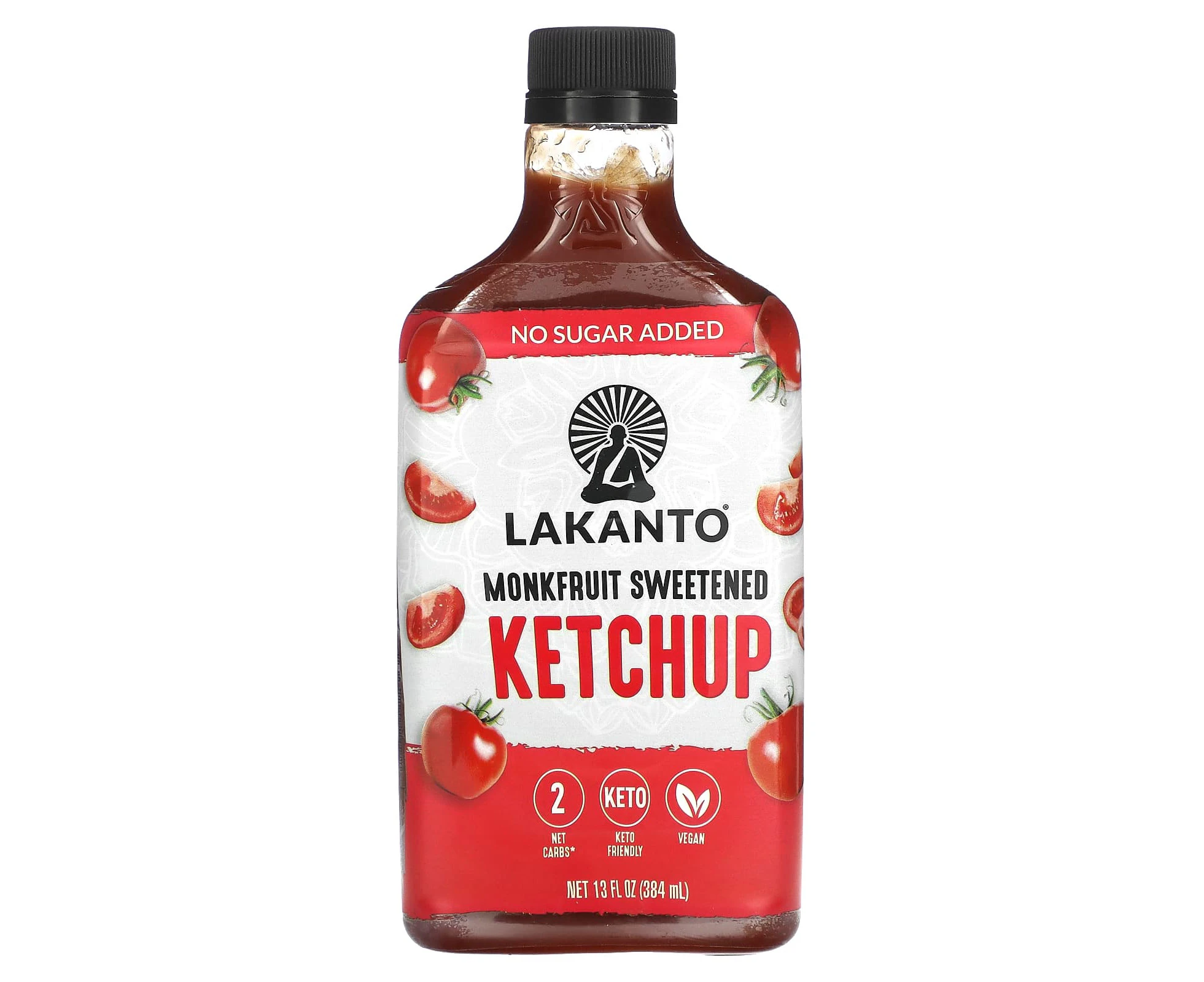 Lakanto, Monkfruit Sweetened Ketchup, 13 fl oz (384 ml)