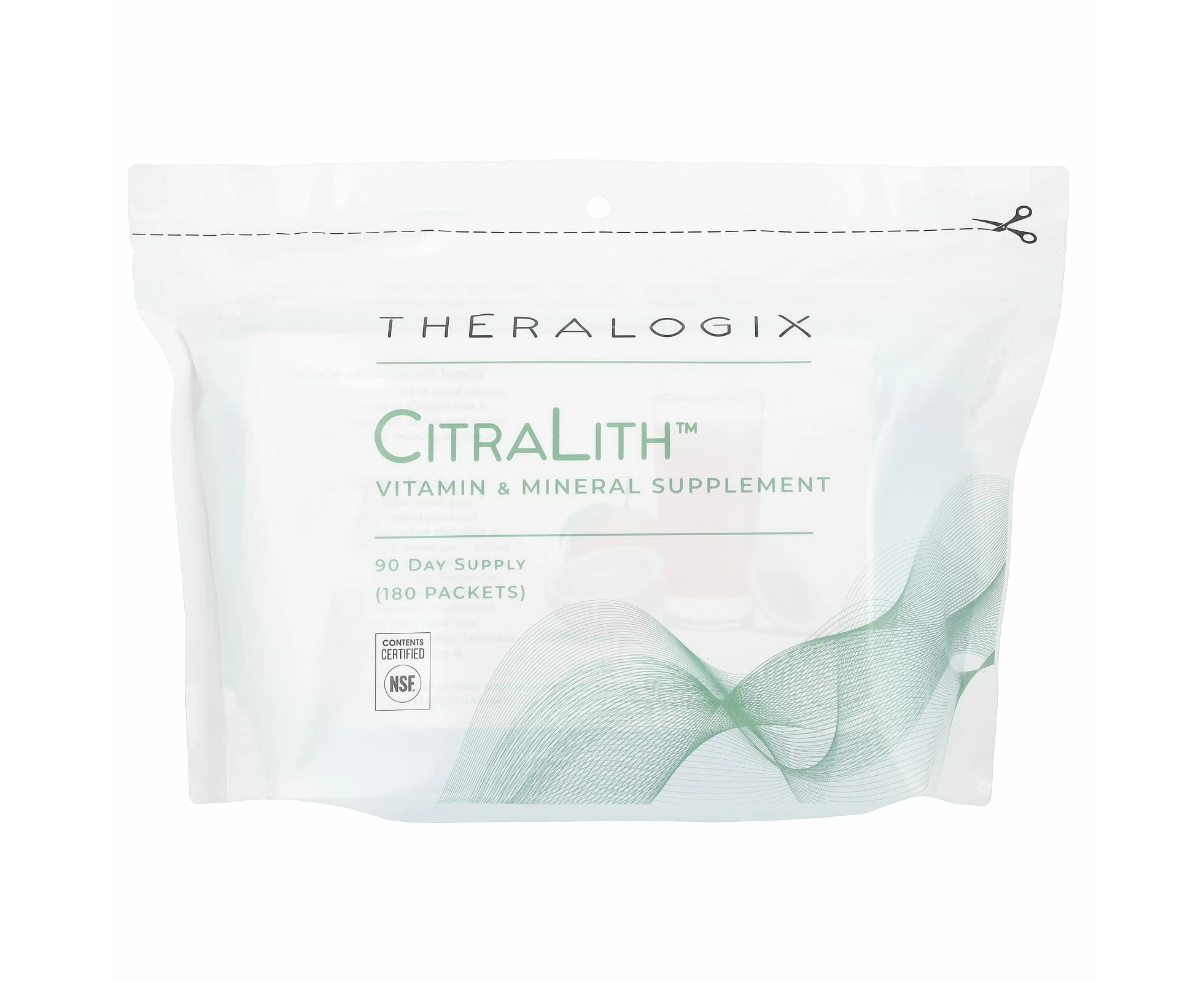 Theralogix, Citralith, Vitamin & Mineral Supplement, 180 Packets, (2.45 g) Each