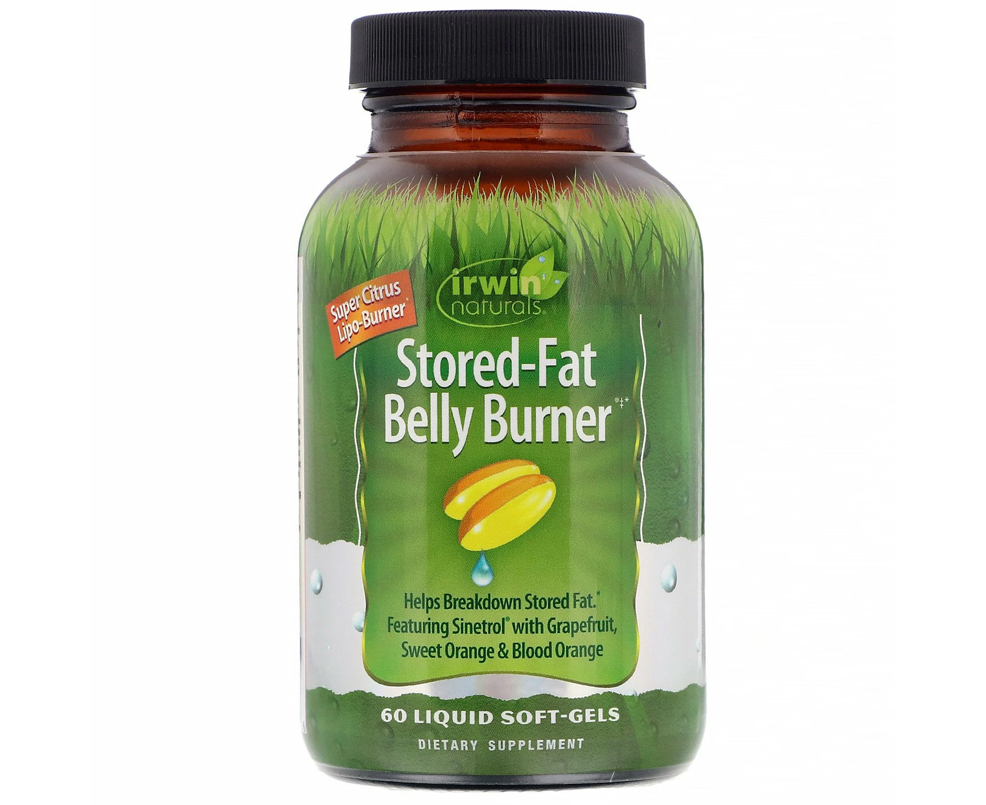 Irwin Naturals, Stored-Fat Belly Burner, 60 Liquid Soft-Gels