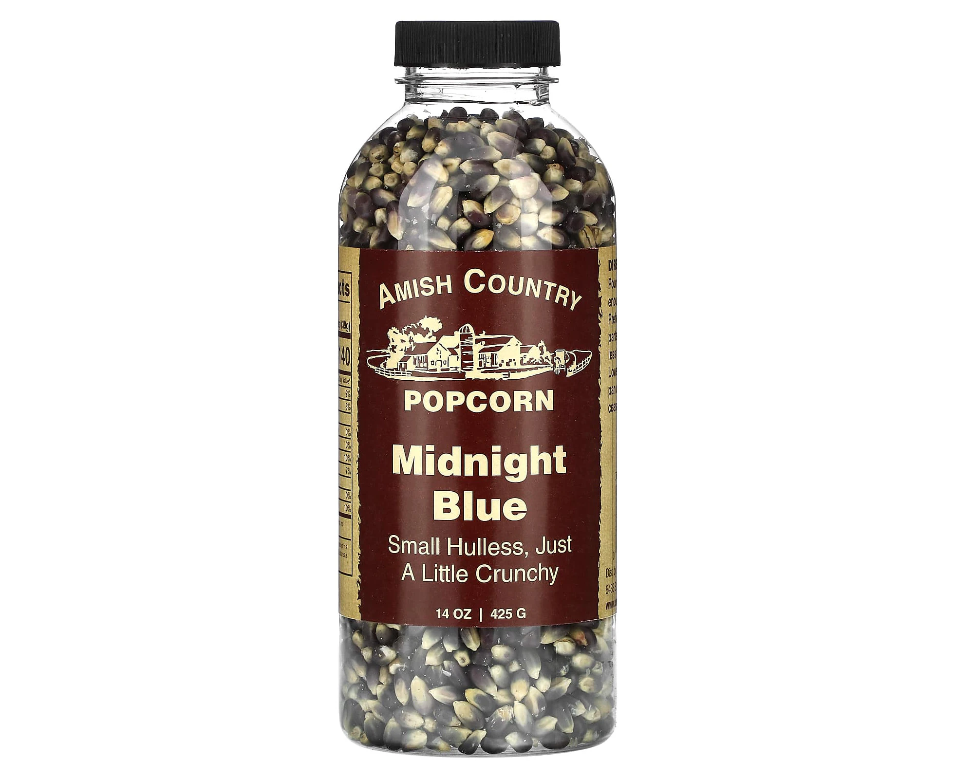 Amish Country Popcorn, Midnight Blue, 14 oz (425 g)