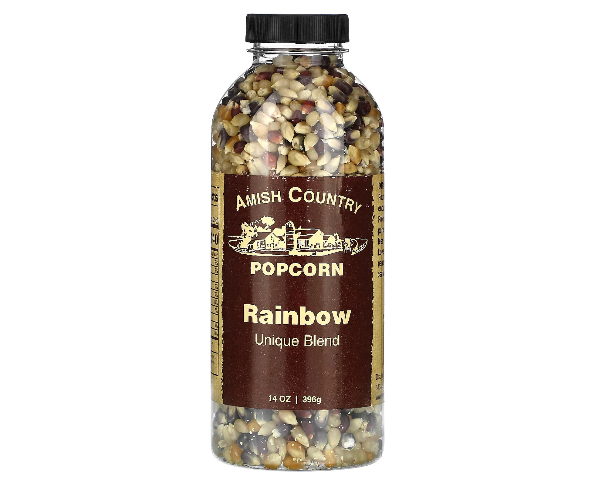 Amish Country Popcorn, Rainbow, 14 oz (396 g)