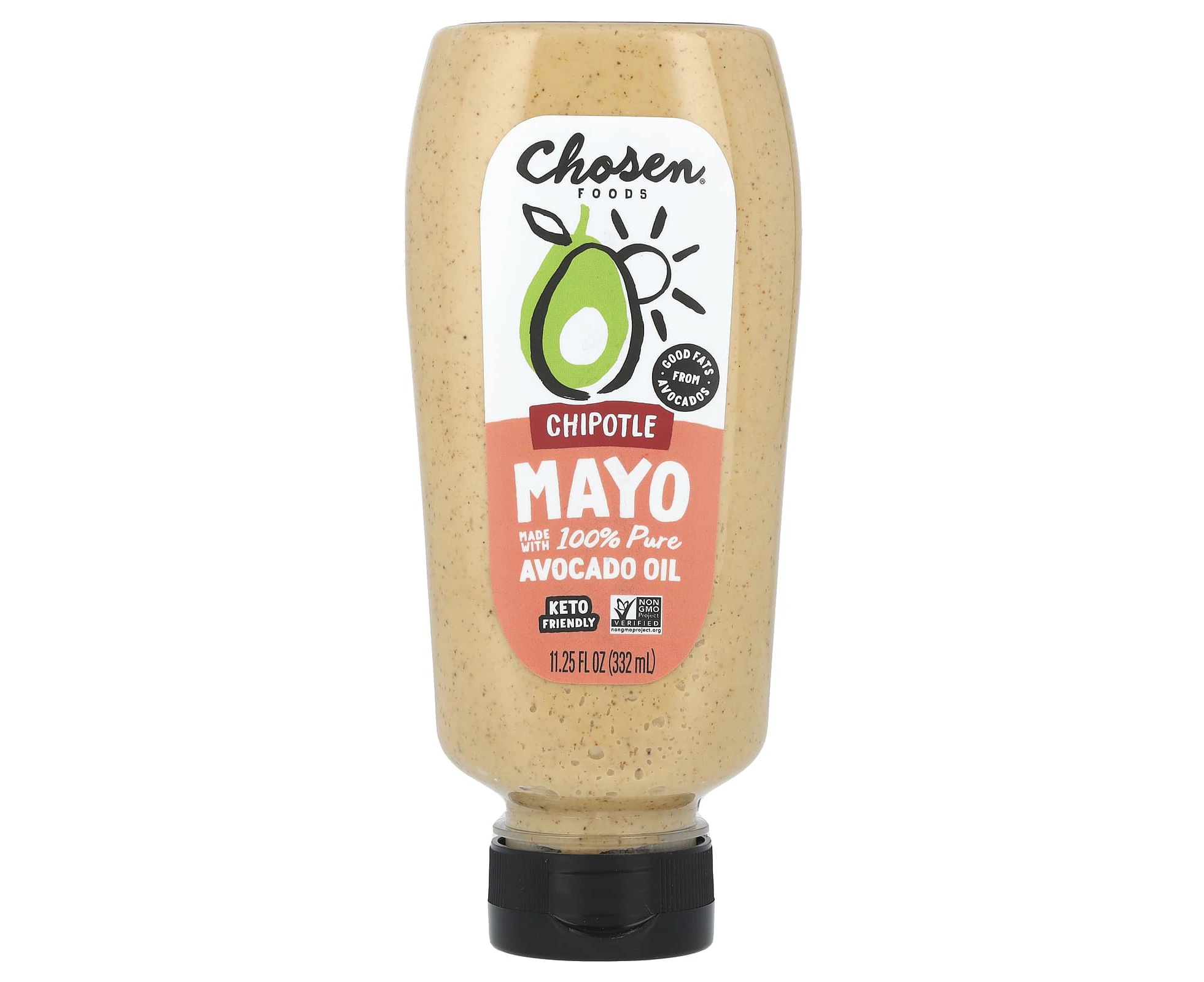 Chosen Foods, Chipotle Mayo, 11.25 fl oz (332 ml)