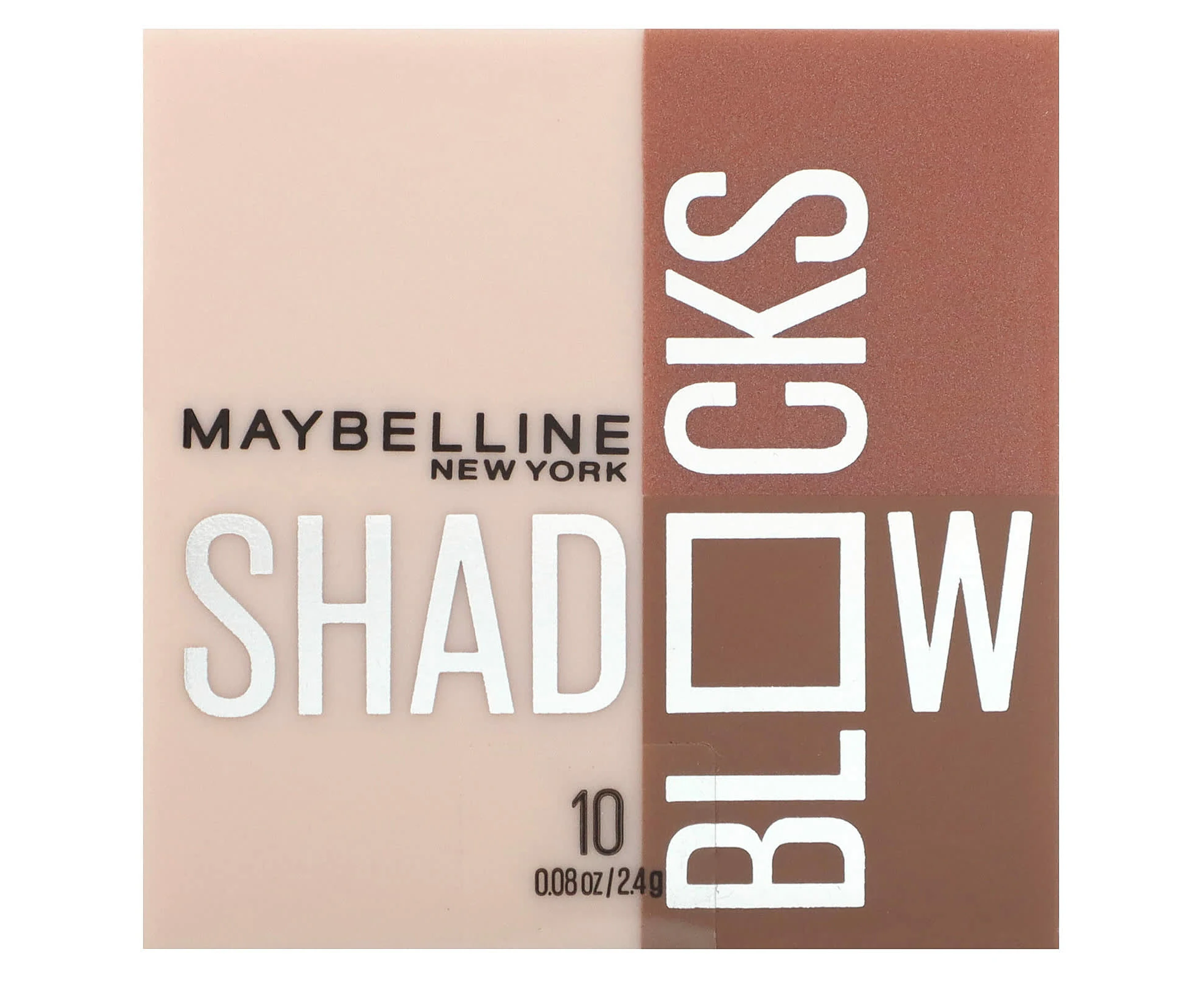 Maybelline, Shadow Blocks, 10 82nd & Park Ave, 0.08 oz (2.4 g)