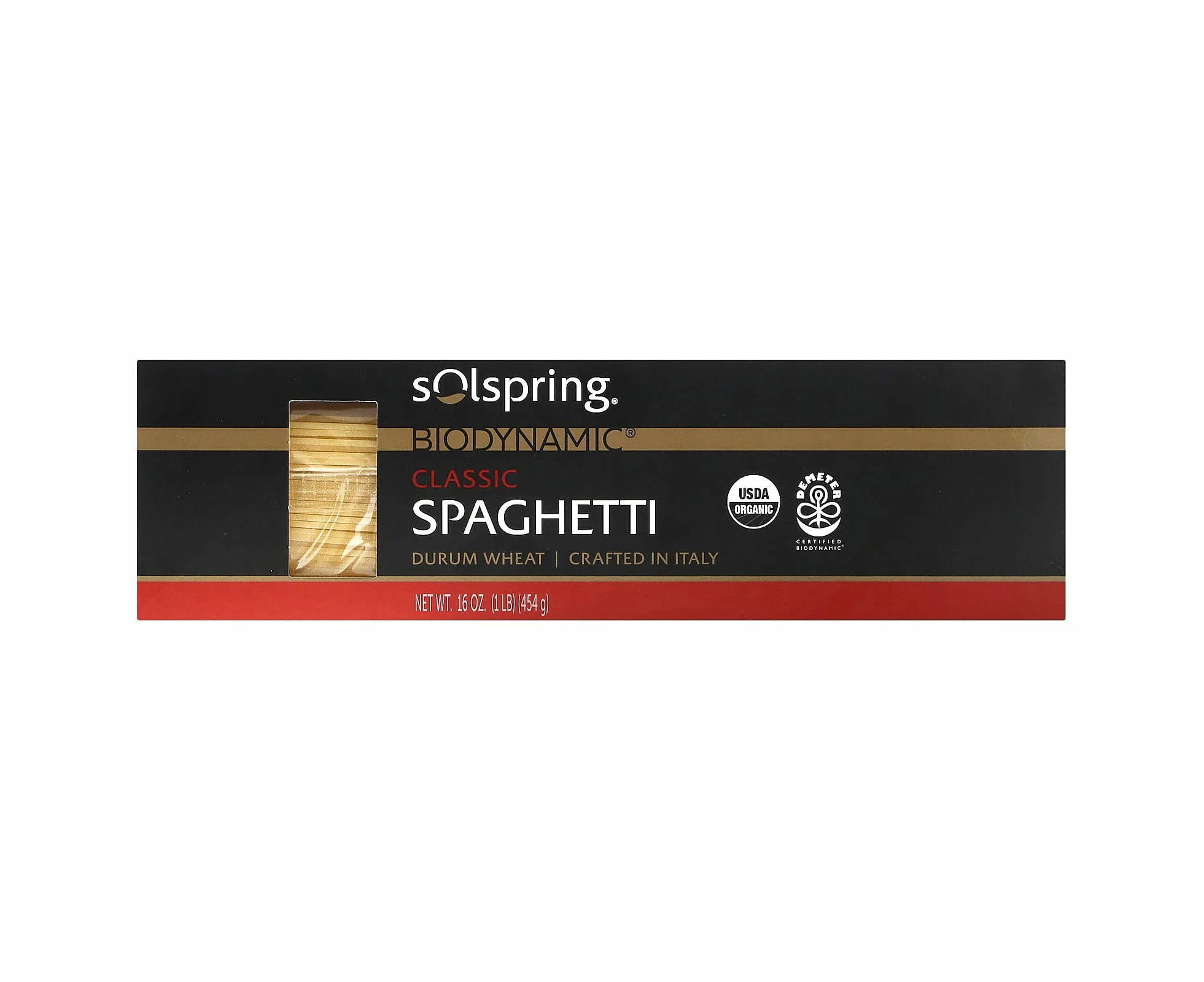 Dr. Mercola, Solspring, Biodynamic, Classic Spaghetti, 16 oz (454 g)