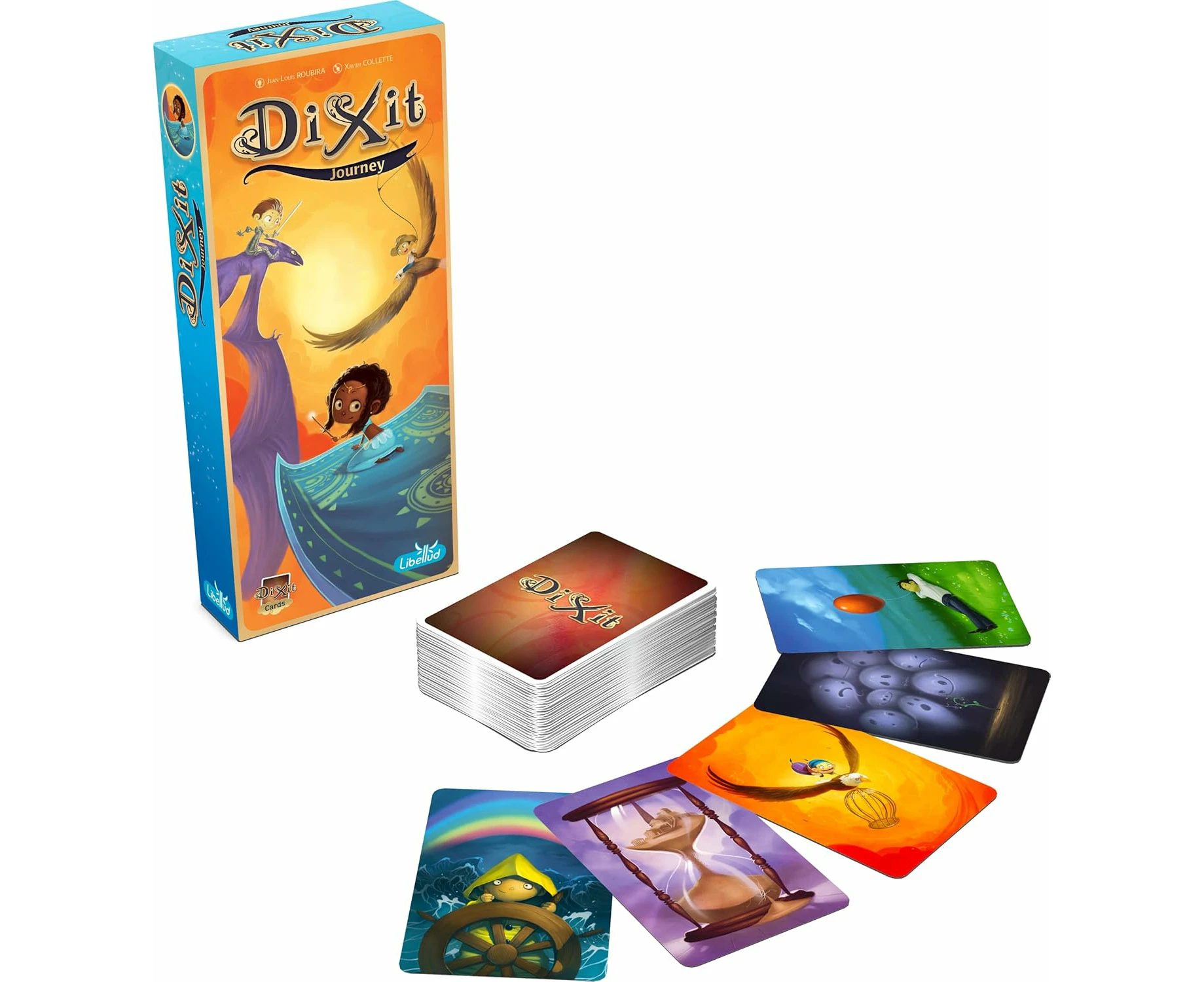 Asmodee Libellud | Dixit Journey | Expansion | Multi-Award Winning Imagination & Creativity Game | Ages 8+ | 3 to 8 Players | 30 Minutes per Game