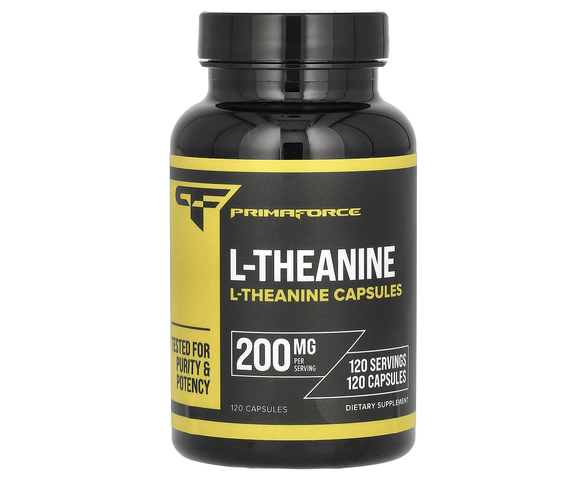 Primaforce, L-Theanine, 200 mg, 120 Capsules