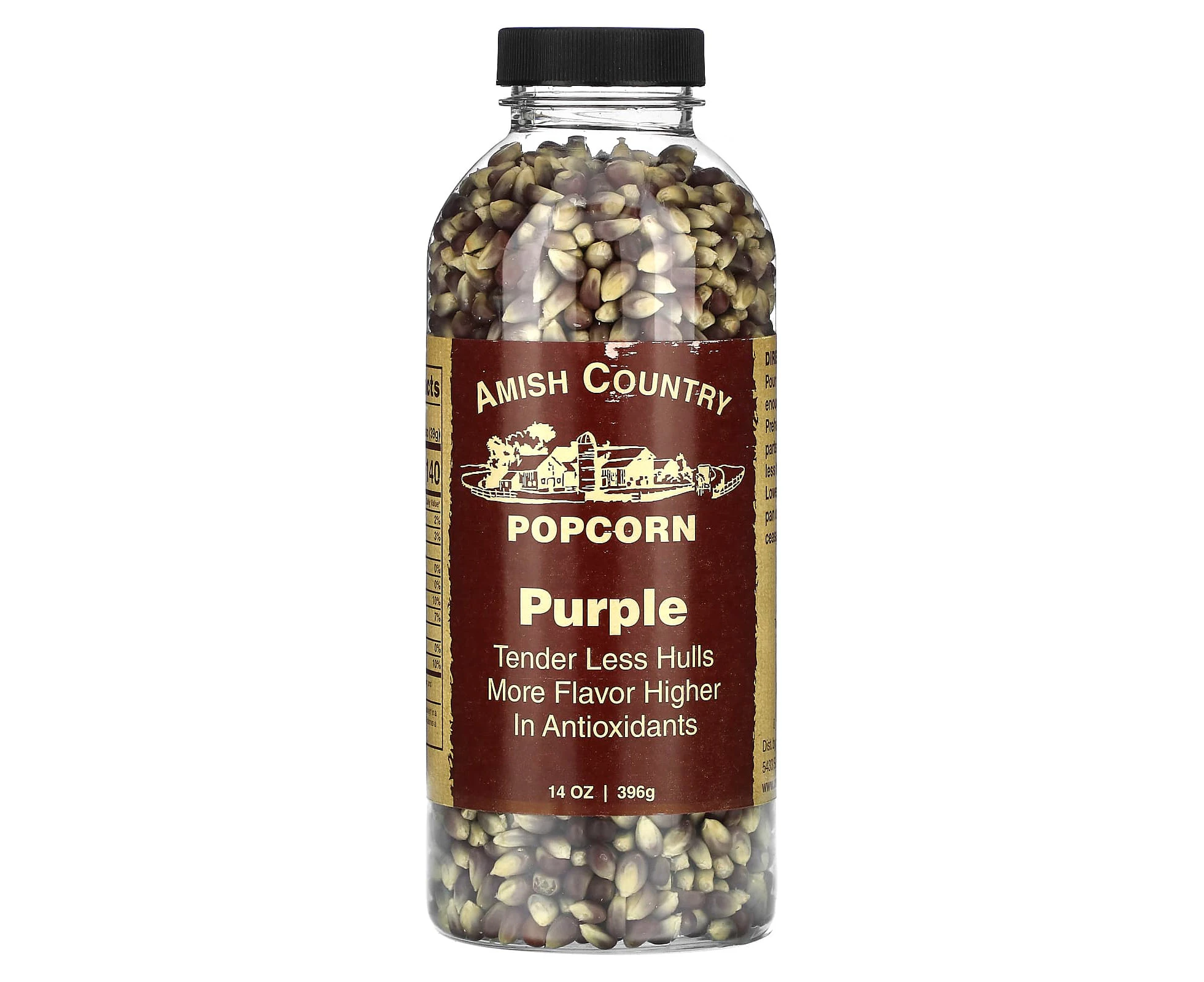 Amish Country Popcorn, Purple, 14 oz (396 g)