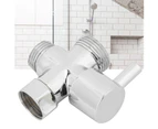 G1/2In Multifunction Home Bathroom Shower Water Diverter Adapter Valve Single Inlet Dual Outlet