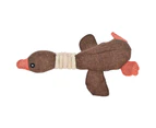 Pet Dog Toy Cute Duck Shape Biting Chewing Teeth Cleaning Toy Training Accessory 30Cm