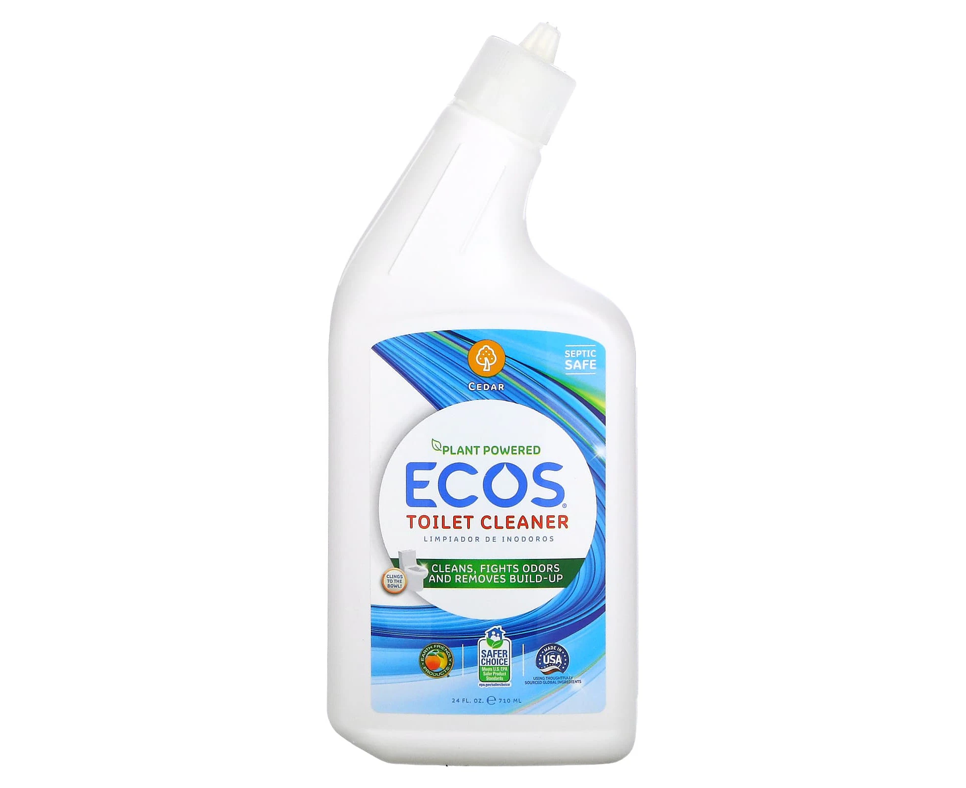 Earth Friendly Products, Ecos, Toilet Cleaner, Cedar, 24 fl oz (710 ml)