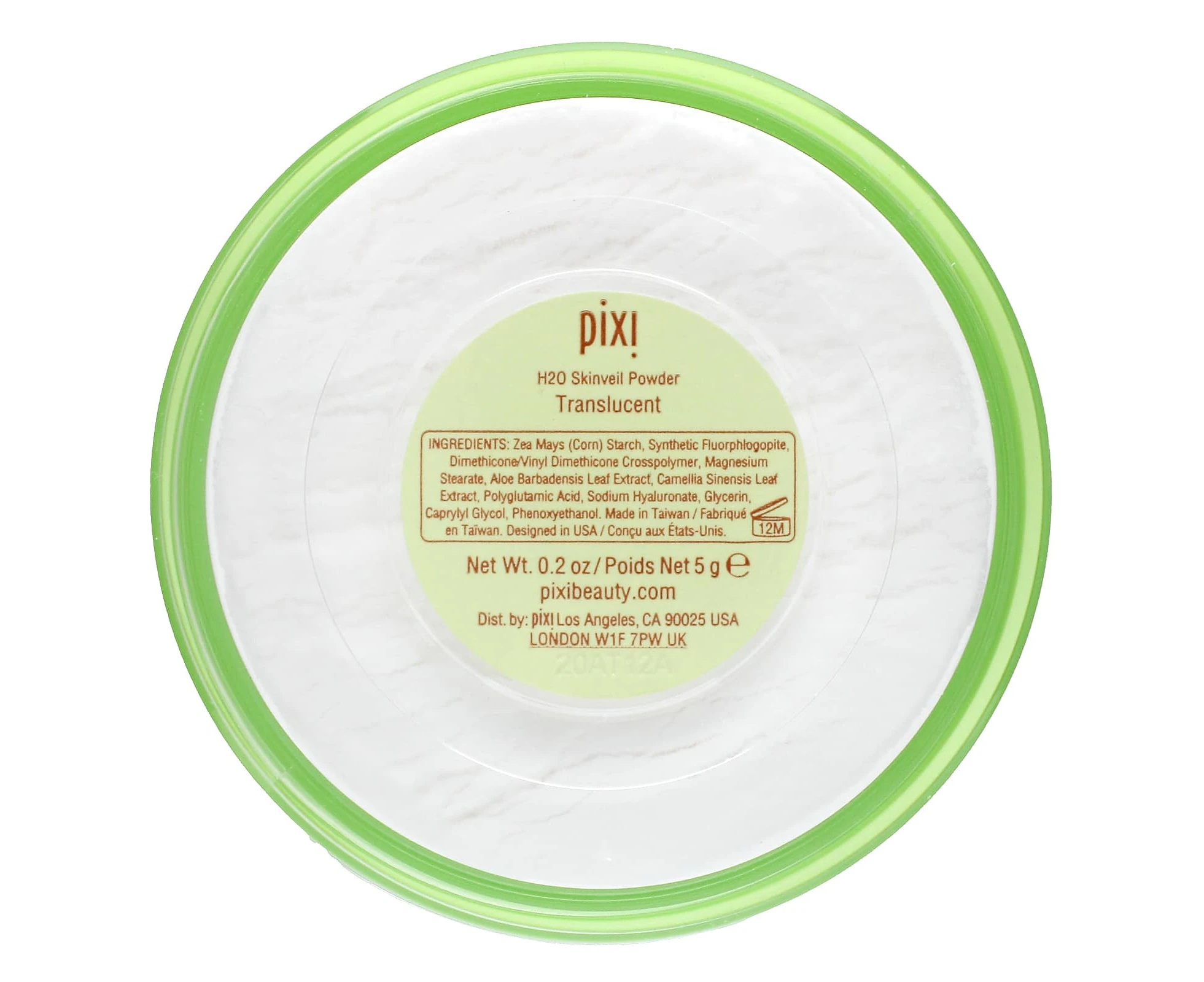 Pixi Beauty, H2O Skinveil, Hydrating Loose Powder, 0451 Translucent, 0.2 oz (5 g)