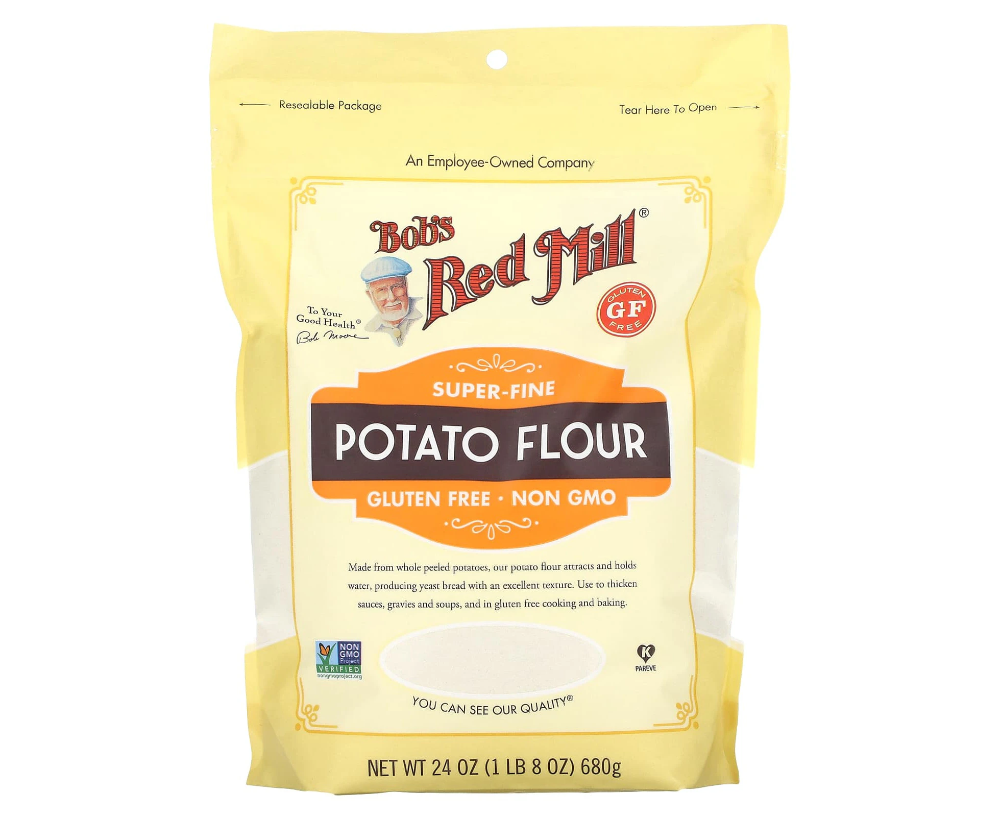 Bob's Red Mill, Super-Fine Potato Flour, 1 lb 8 oz (680 g)