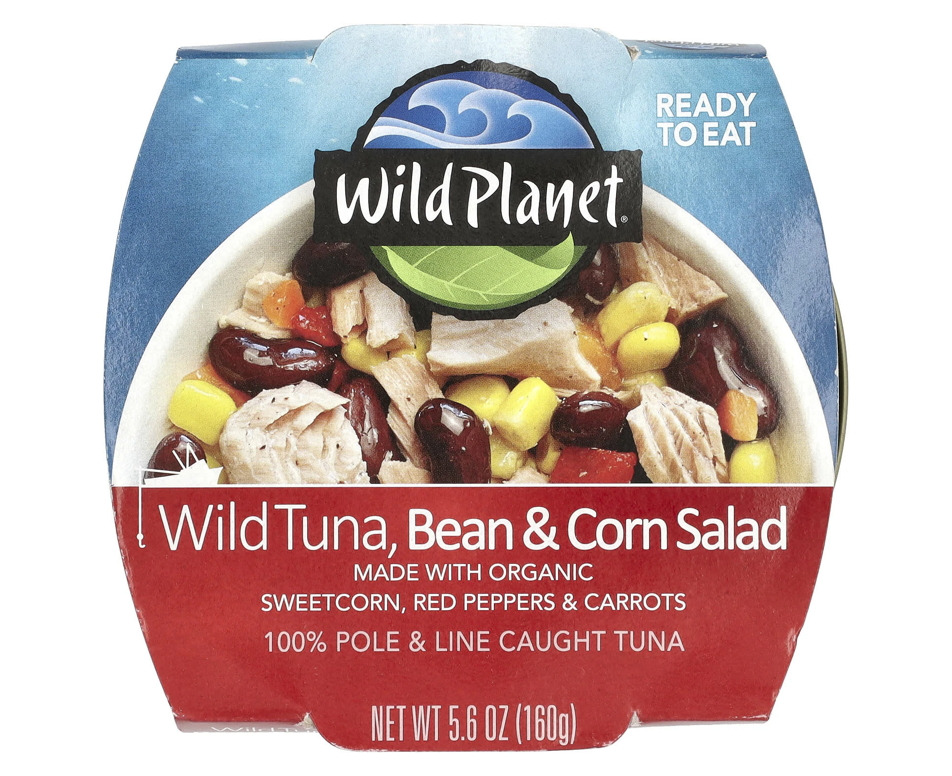 Wild Planet, Wild Tuna, Bean & Corn Salad, 5.6 oz (160 g)