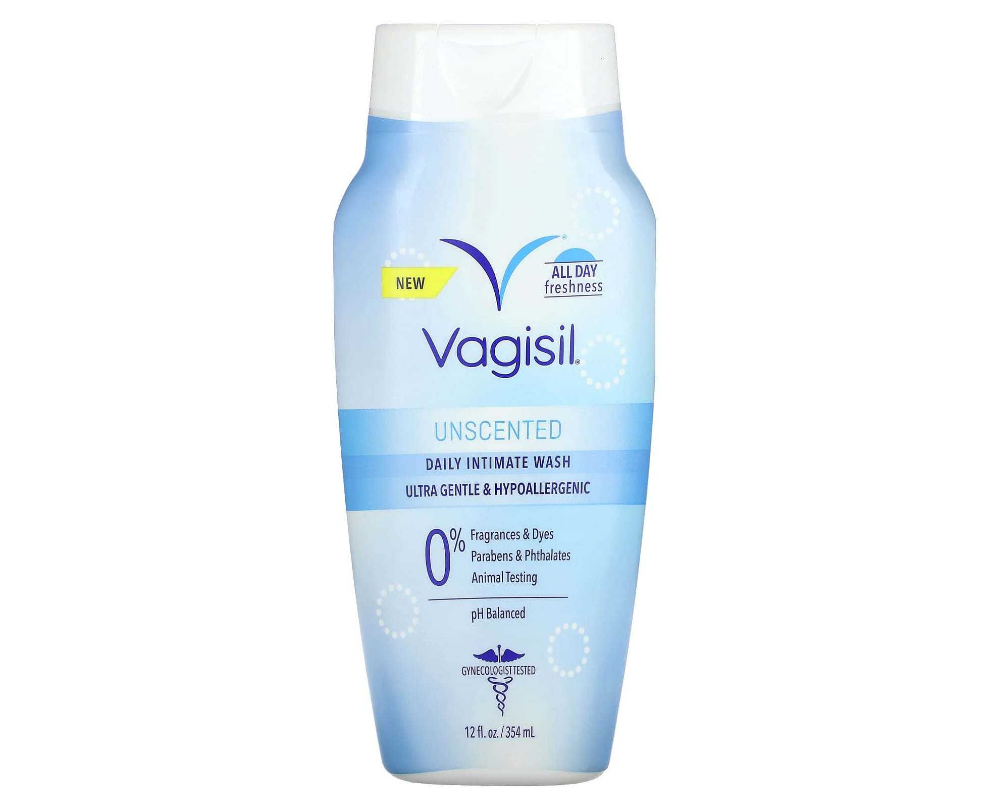 Vagisil, Daily Intimate Wash, Unscented, 12 fl oz (354 ml)