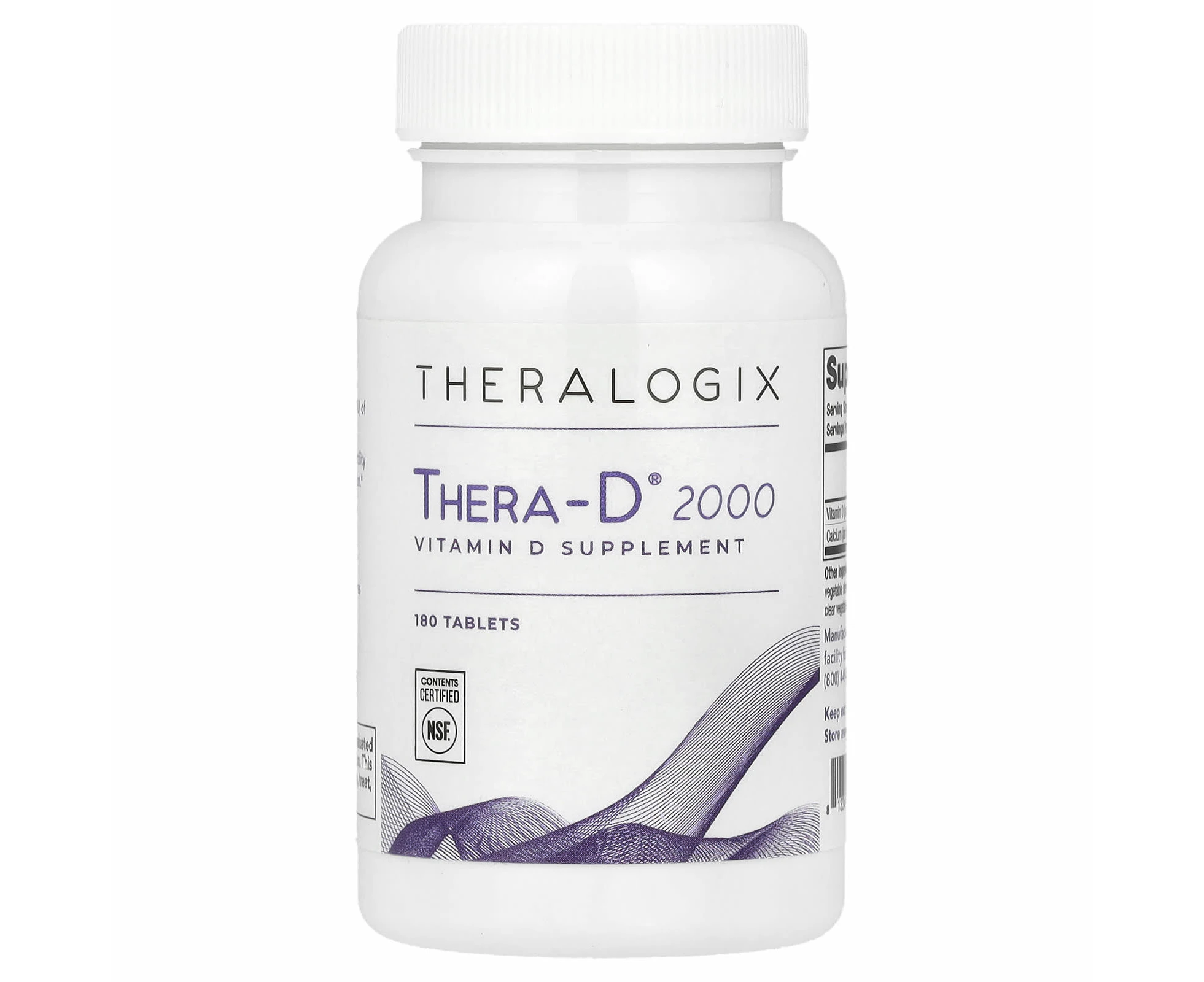 Theralogix, Thera-D 2000 , 180 Tablets