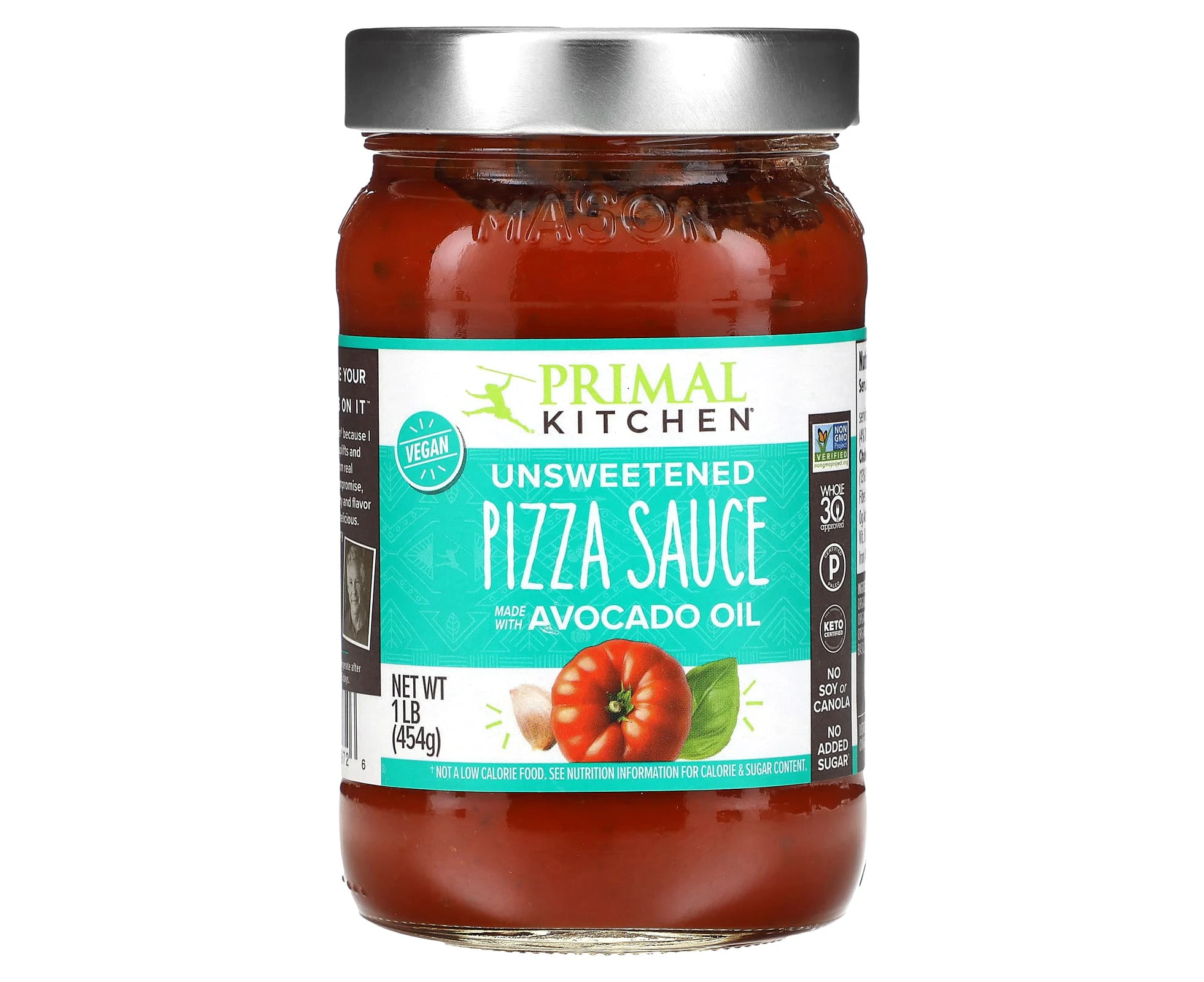 Primal Kitchen, Pizza Sauce, Unsweetened, 1 lb (454 g)