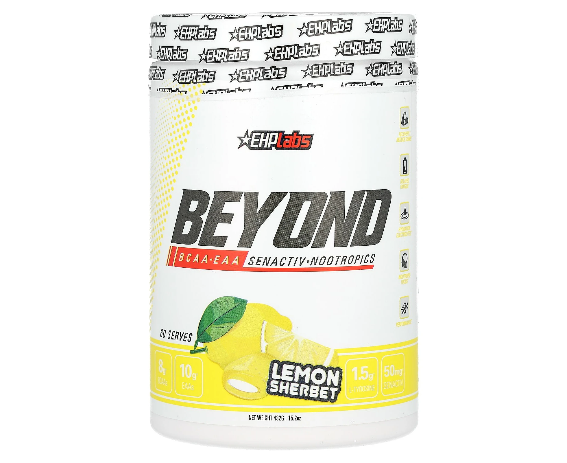 EHPlabs, Beyond, BCAA + EAA, Lemon Sherbet, 15.2 oz (432 g)