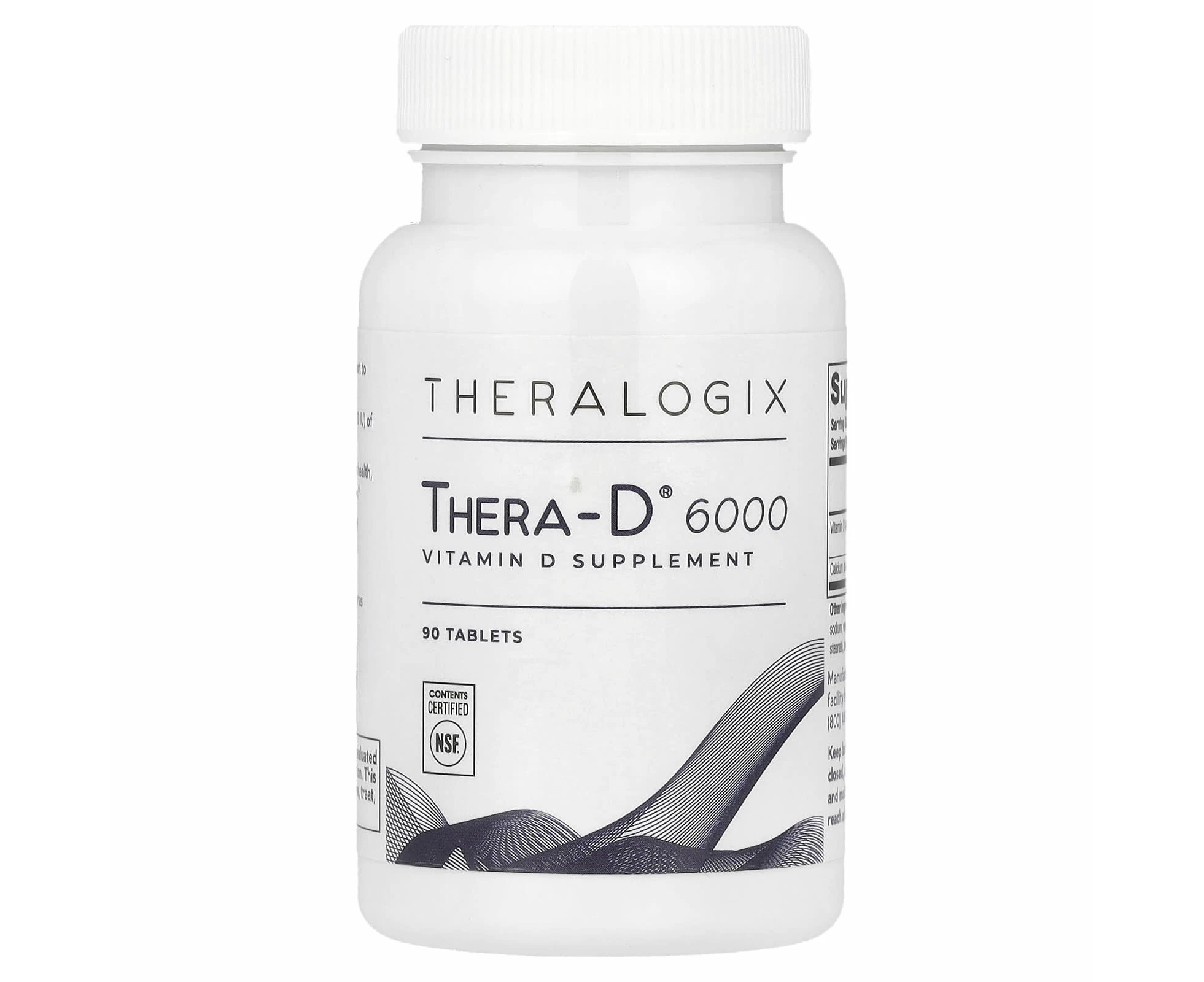 Theralogix, Thera-D 6000, 90 Tablets