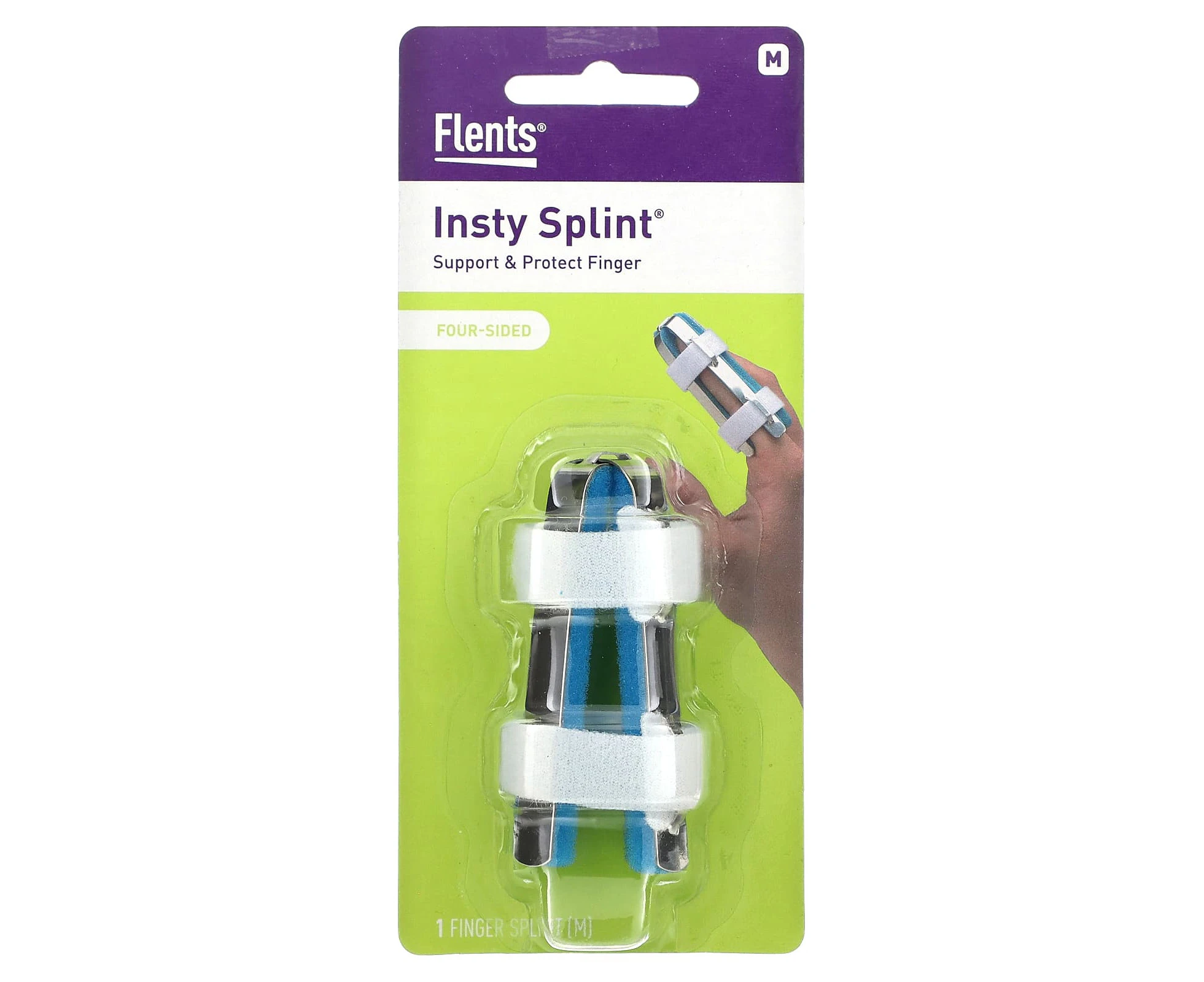 Flents, Insty Splint, Four-Sided, M, 1 Count