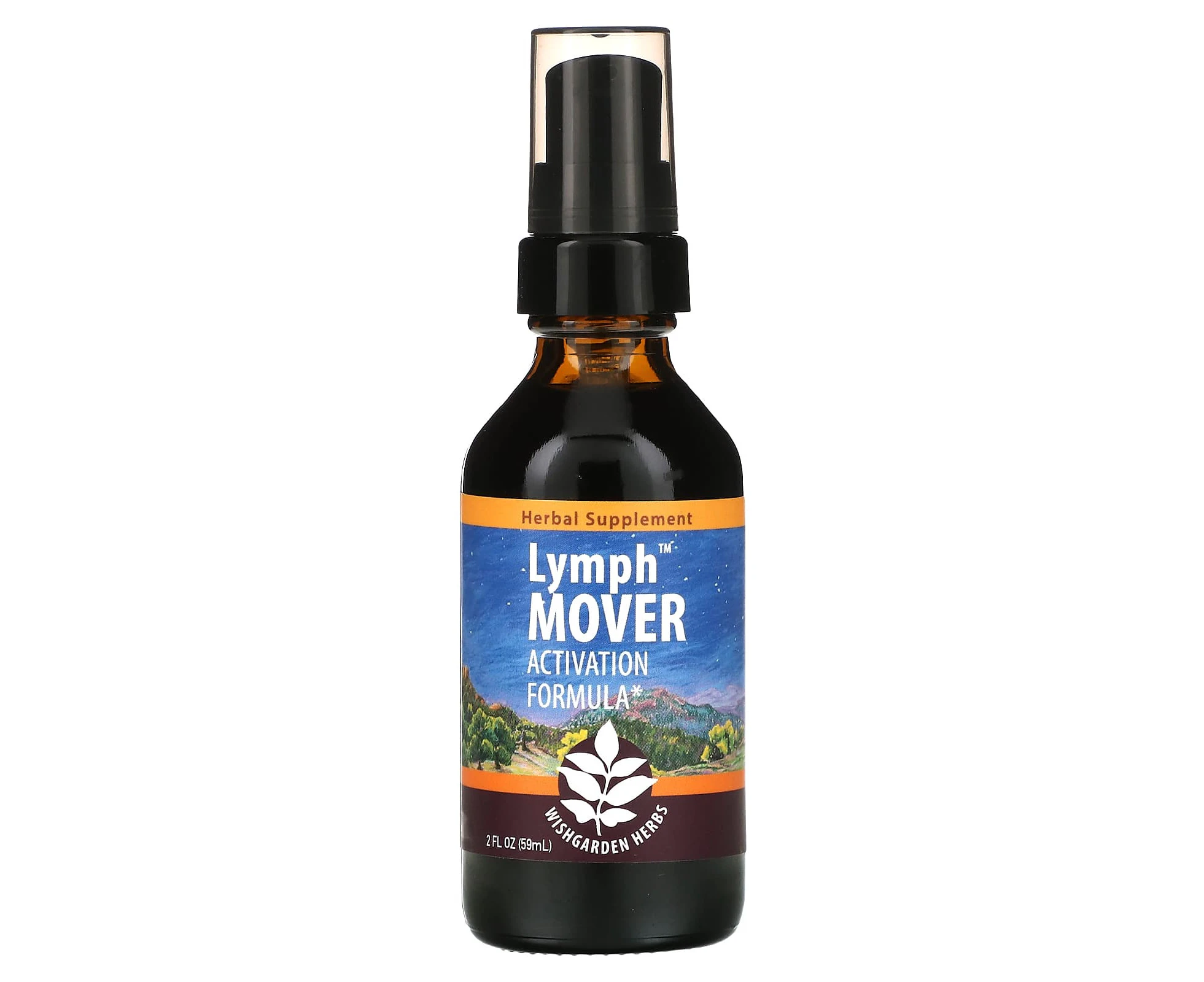 WishGarden Herbs, Lymph Mover Activation Formula, 2 fl oz (59 ml)