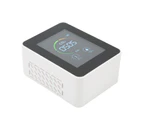 Carbon Dioxide Detector Large Screen Semiconductor Sensor Air Quality Monitor With Temperature Humidity Testing For Home White