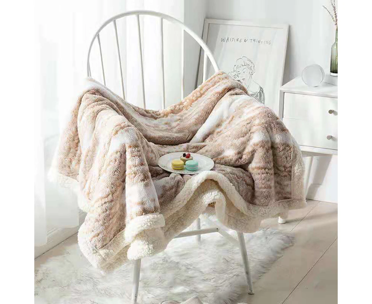 Fluffy Cuddly Blanket, Cuddly Blanket 130 X 160 Cm, Warm Cuddly Blanket Brown, Fur Blanket, Fluffy Blanket, Soft Sofa Blanket,