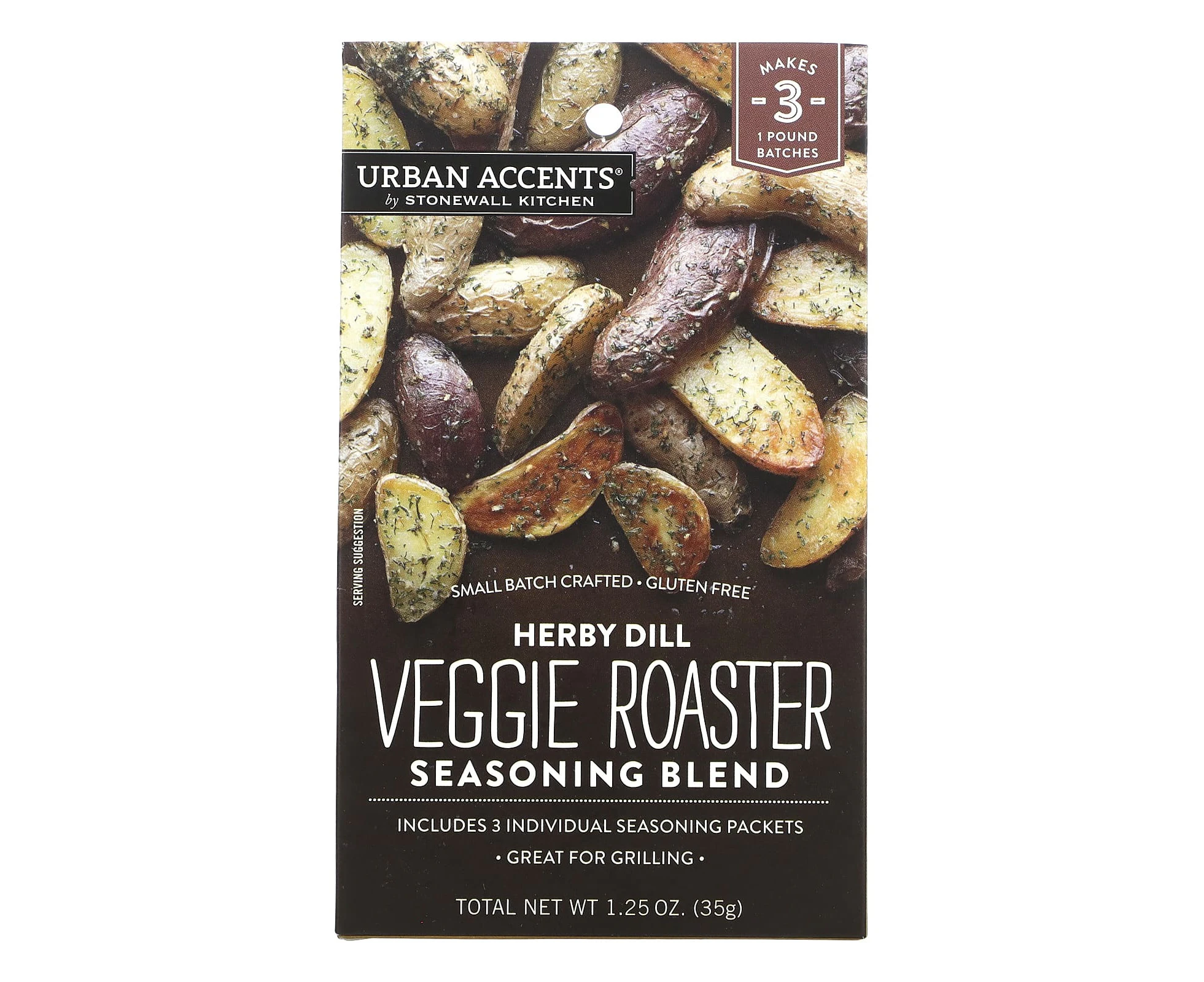 Urban Accents, Veggie Roaster Seasoning Blend, Herby Dill, 1.25 oz (35 g)