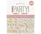 50th Birthday Rose Gold Confetti Party Table Scatter Decoration Loot Treat Bag