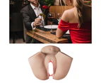 Men Masturbation Fake Vagina Ass Doll  Soft Tpe Lifelike Anal Butt Masturbator For Home