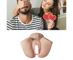 Men Masturbation Fake Vagina Ass Doll  Soft Tpe Lifelike Anal Butt Masturbator For Home