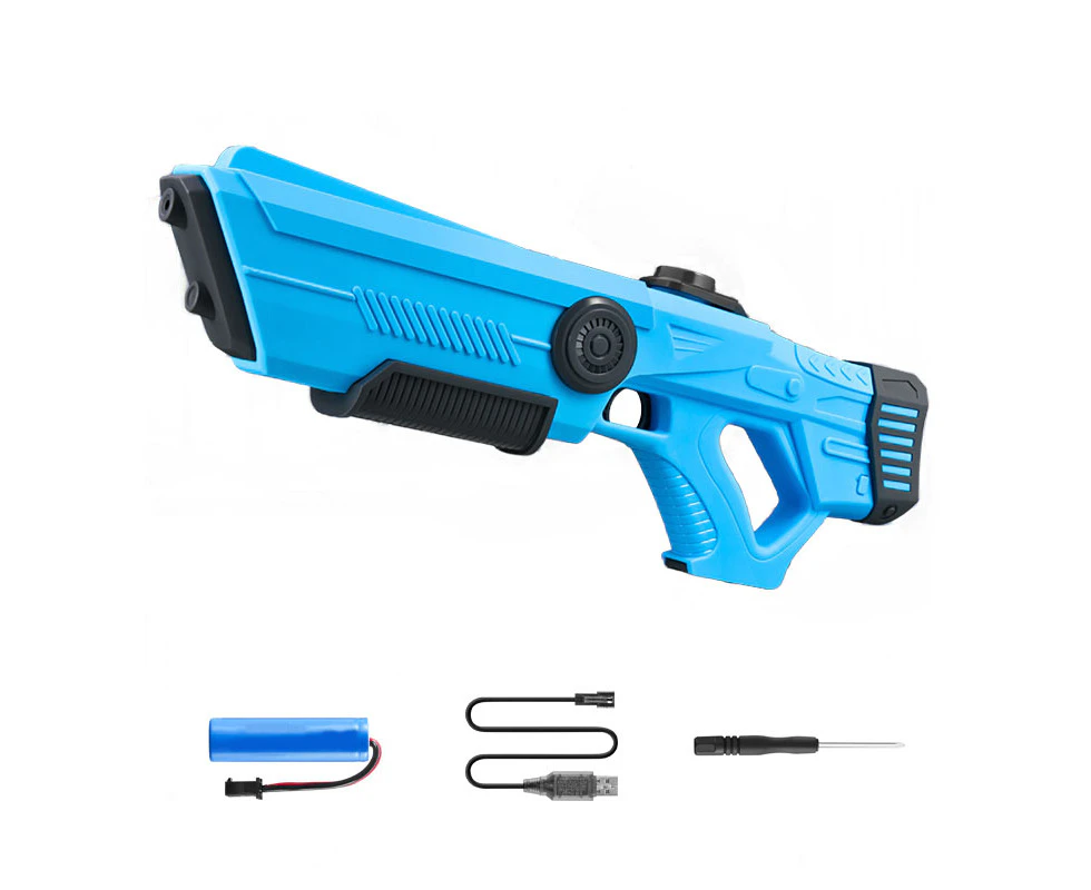 Winmax Electric Water Gun High Capacity Automatic Squirt Guns for Kids-Blue