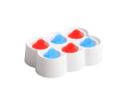 Sicles Molds 6 Cavity Mini Silicone Ice  Mold with Stick Non Stick sicle Moulds for DIY Fruit Yogurt Juice Ice Cream Molds