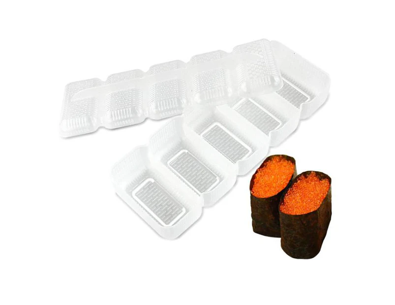 Universal Sushi Mold Rice Ball 5 Rolls Maker Non Stick Press Bento Tool Holiday Gift for Family