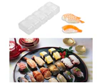 Universal Sushi Mold Rice Ball 5 Rolls Maker Non Stick Press Bento Tool Holiday Gift for Family