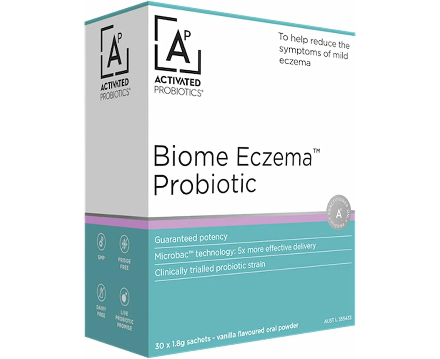 Activated Probiotics Biome Eczema Probiotic 30 Sachets