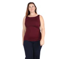 Natural Compact Modal Boat Neck Women's Tank