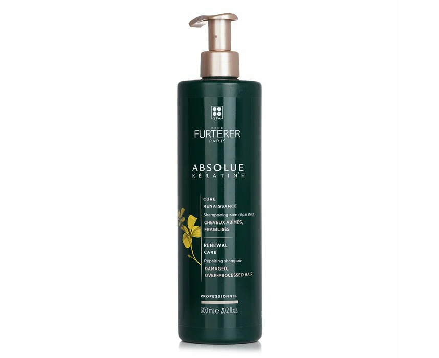 Rene Furterer Absolue Kèratine Renewal Care Repairing Shampoo - Damaged, Over-Processed Hair (Salon Product)  600ml/20.2oz