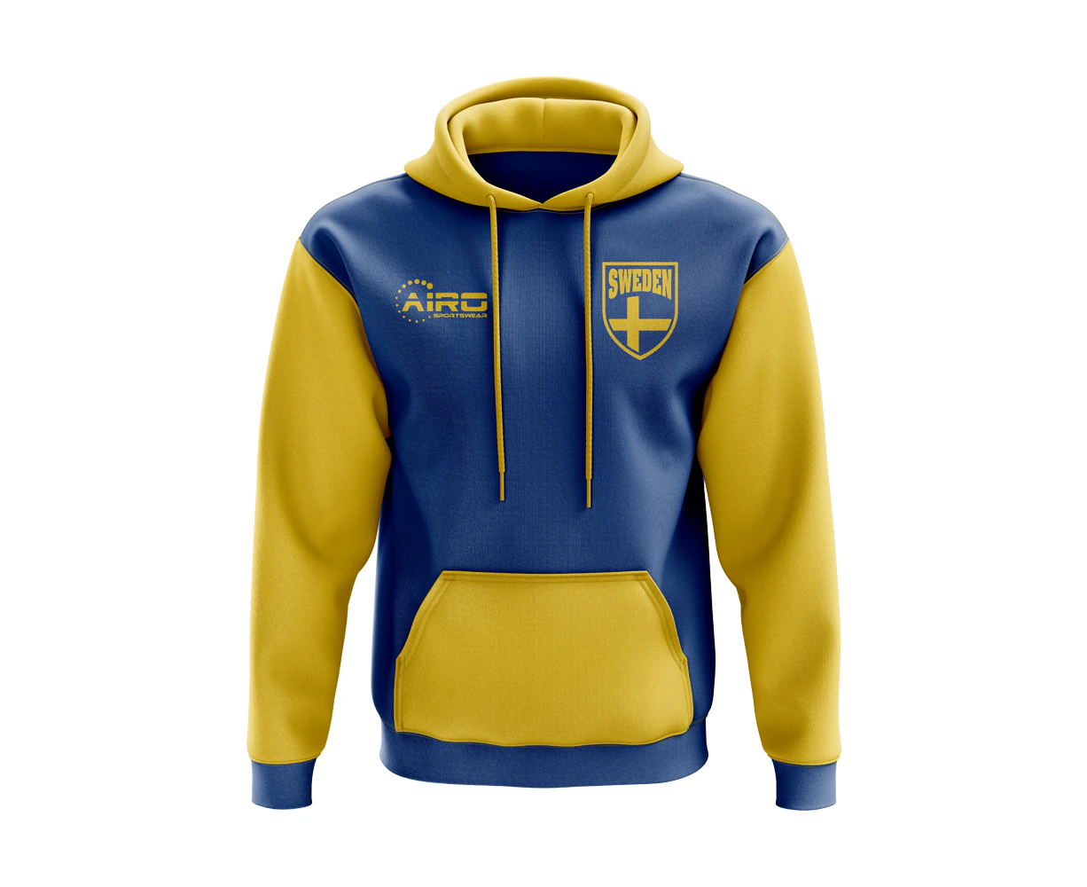 Sweden Concept Country Football Hoody (Blue)