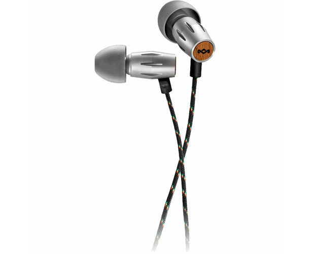 House of Marley Legend In-Ear Headphones Aluminium Sapele Wood EMDE003RG Wired