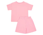 Champion Toddler 2-Piece Jersey Tee & Shorts Set - Strawberry Milkshake