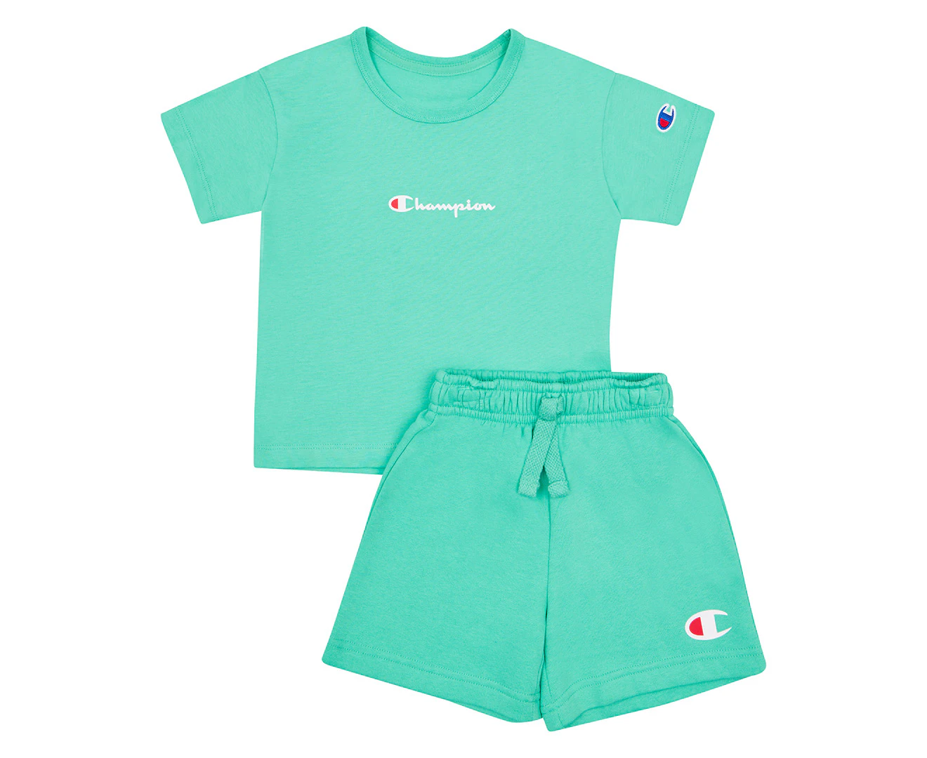 Champion Toddler 2-Piece Jersey Tee & Shorts Set - Salty Breeze