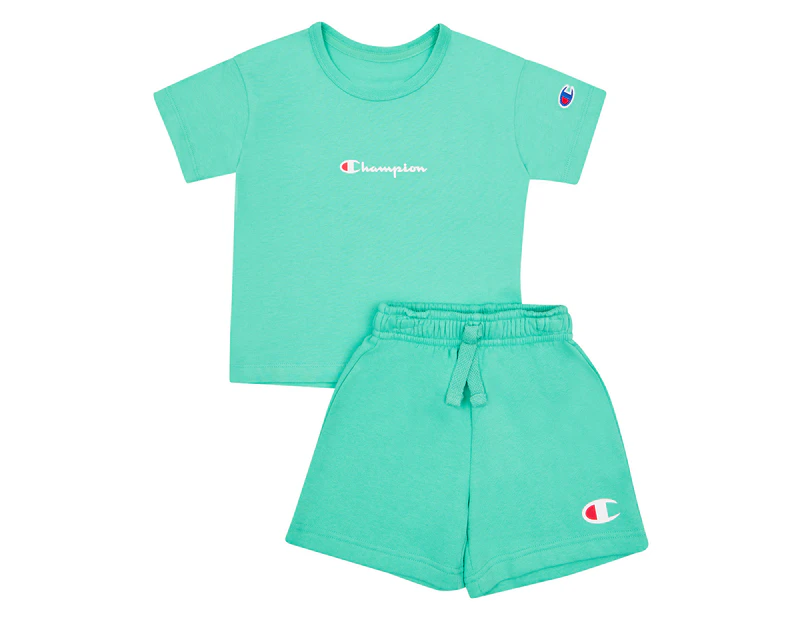 Champion Toddler 2-Piece Jersey Tee & Shorts Set - Salty Breeze