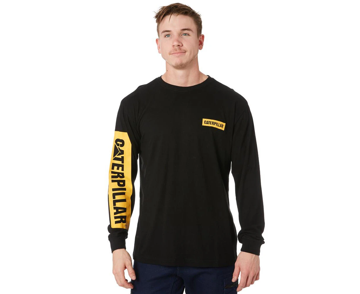 Icon Block LS Tee - Black/Yellow