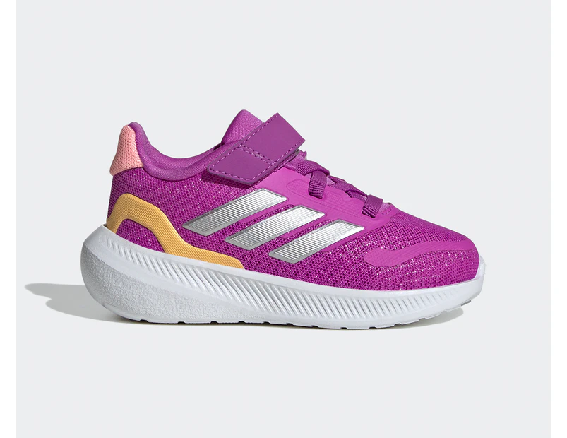 Adidas Toddler Runfalcon 5 Running Shoes - Purple Burst/Silver Metallic/Semi Spark