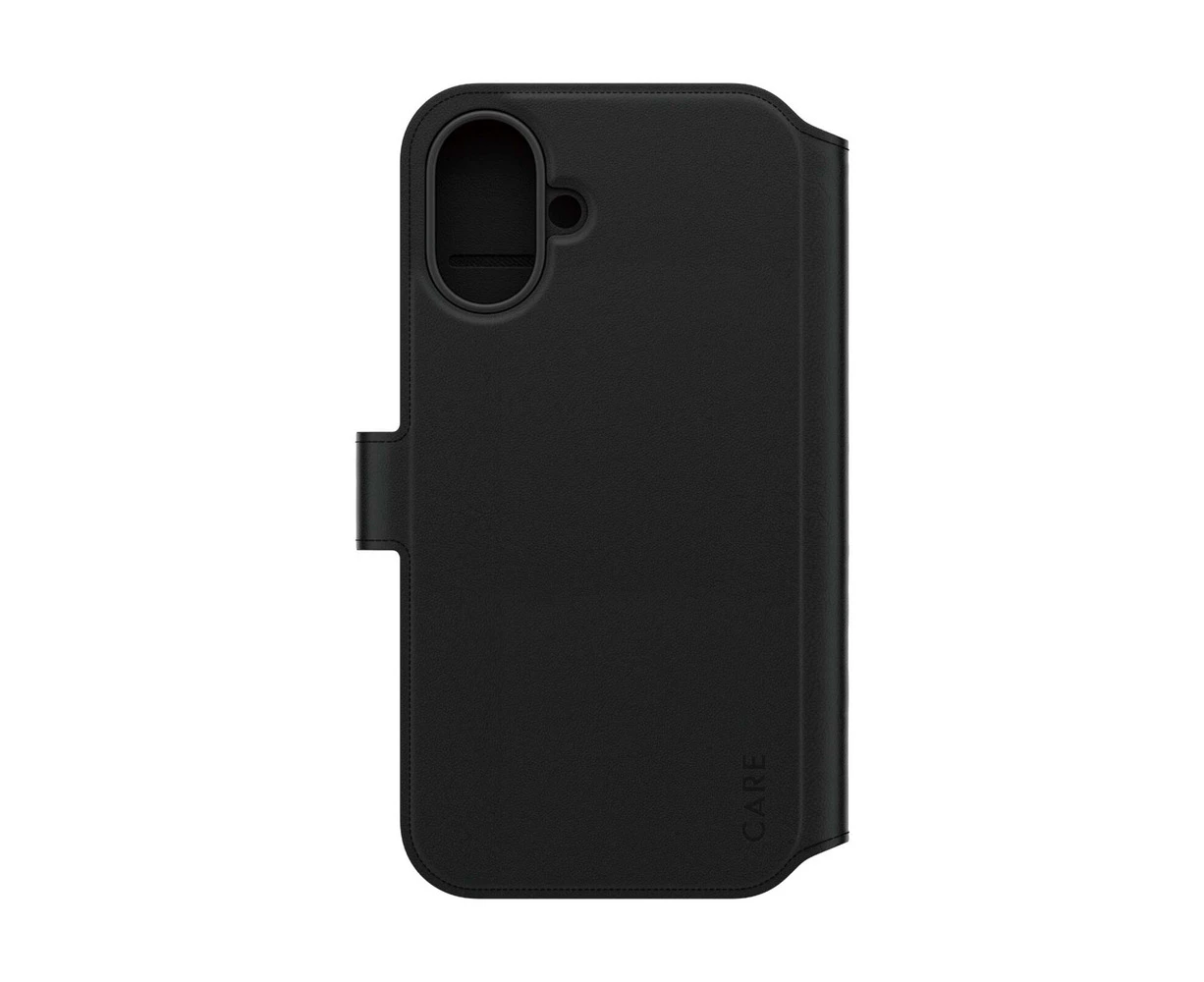 PanzerGlass CARE Tango Wallet Case Drop Cover For Apple iPhone 16 Plus Black