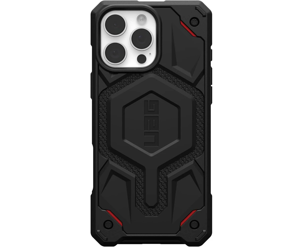 Urban Armour Gear Monarch Pro Kevlar Case Cover For iPhone 16 Pro Max Black