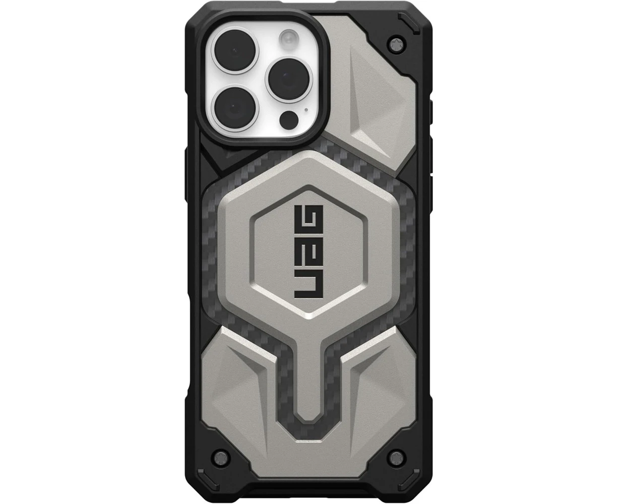 Urban Armour Gear Monarch Pro Case Protection For iPhone 16 Pro Max Titanium