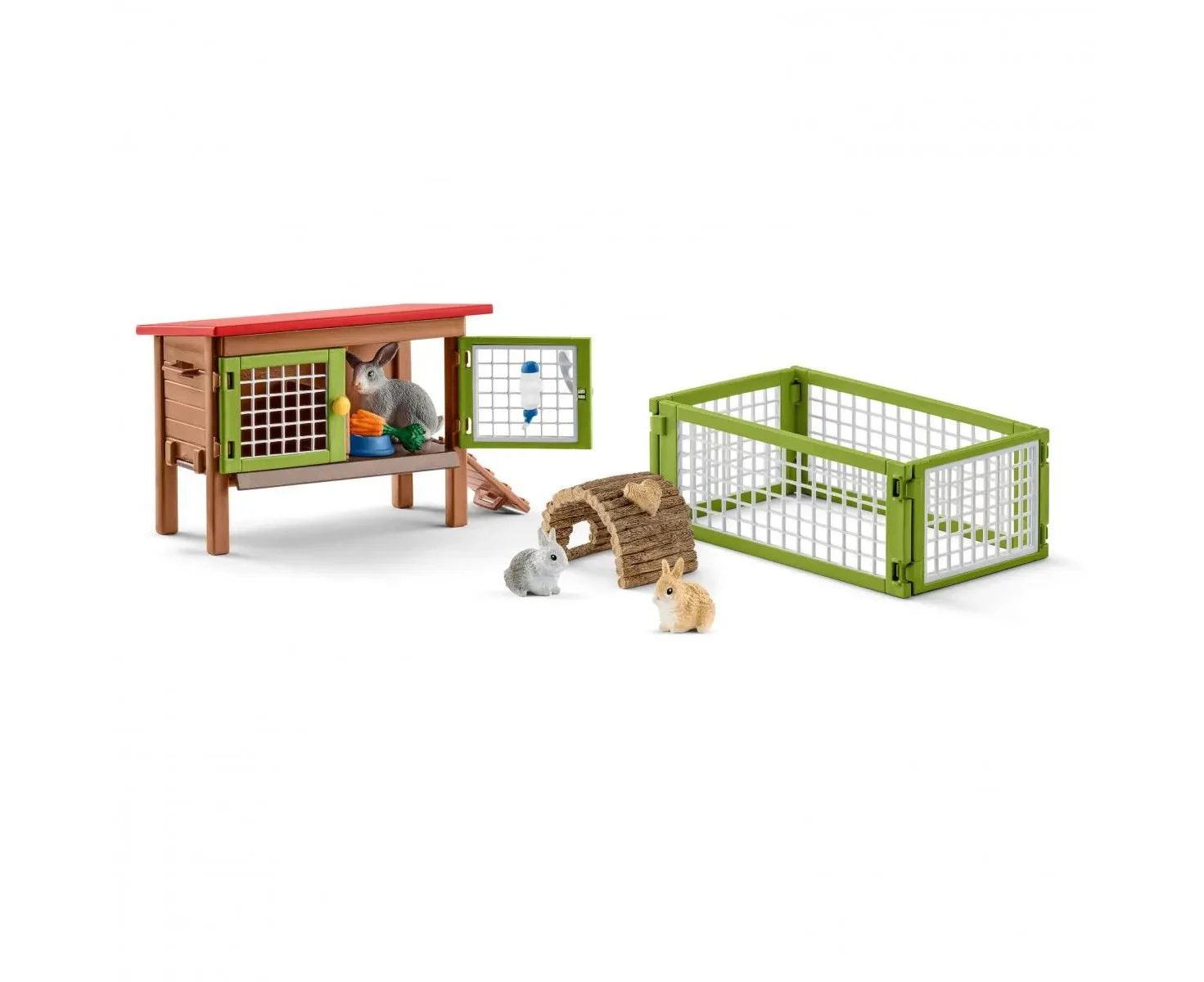 Schleich Farm World Rabbit Hutch