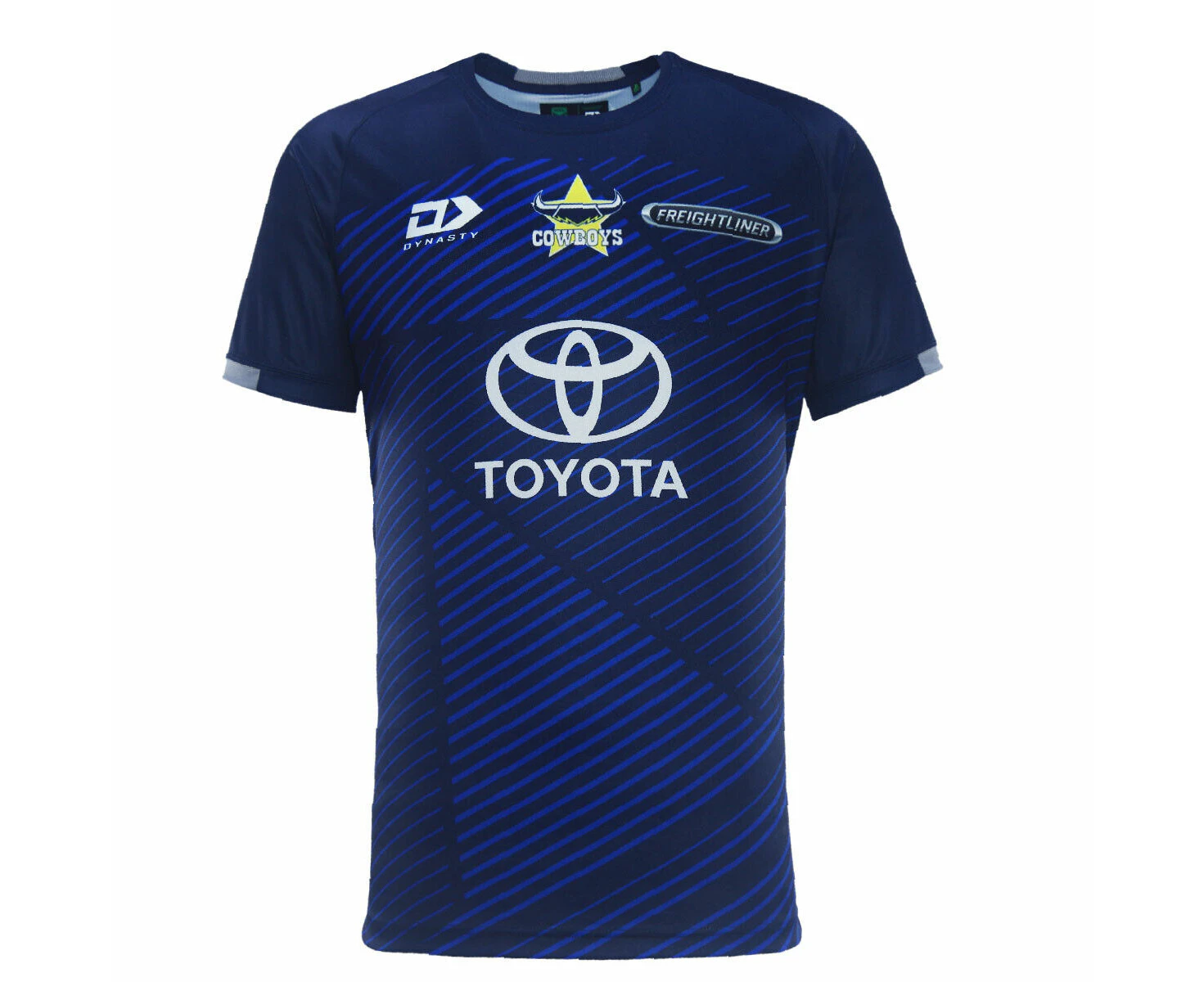 NRL 2024 Training Tee - North Queensland Cowboys - Navy - Adult - DYNASTY